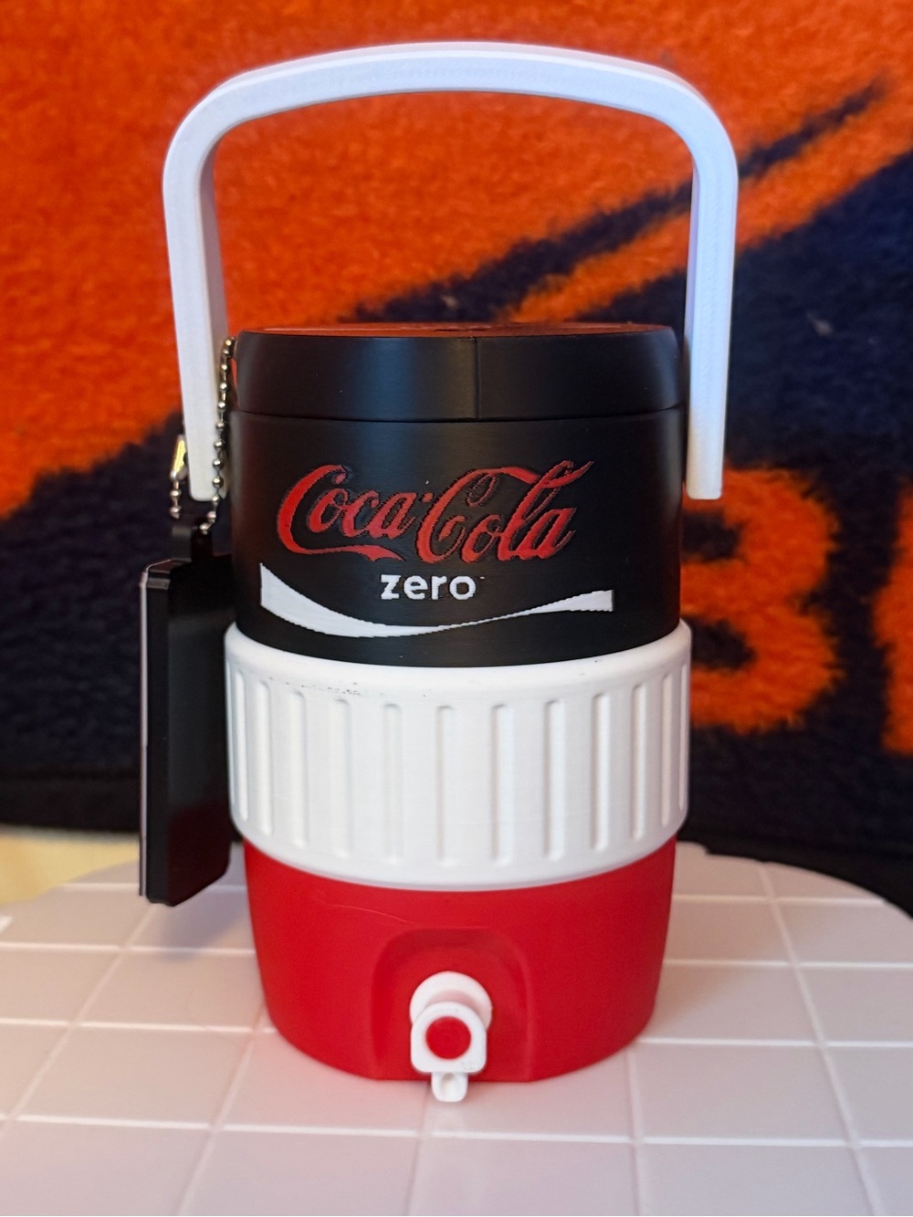 Custom Design - Coca Cola Zero Theme Cooler Can Holder 12 oz by 3d print